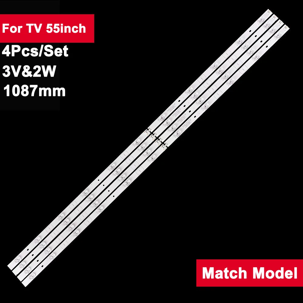 led lb1010 npb12d770103bl041 001h cy 42 4x10 0427 08 42c4x10 770 m15 prestigio ptv43sn02y polarline 43pl51tc sm 43pu11tc sm 770mm 4pcs Led Tv Backlights Strip For FOX 42INCH 0842C4X10-770-M15 8D42-DNDL-M7410C NPB12D770103BL041-001H CY-42-4X10-0427