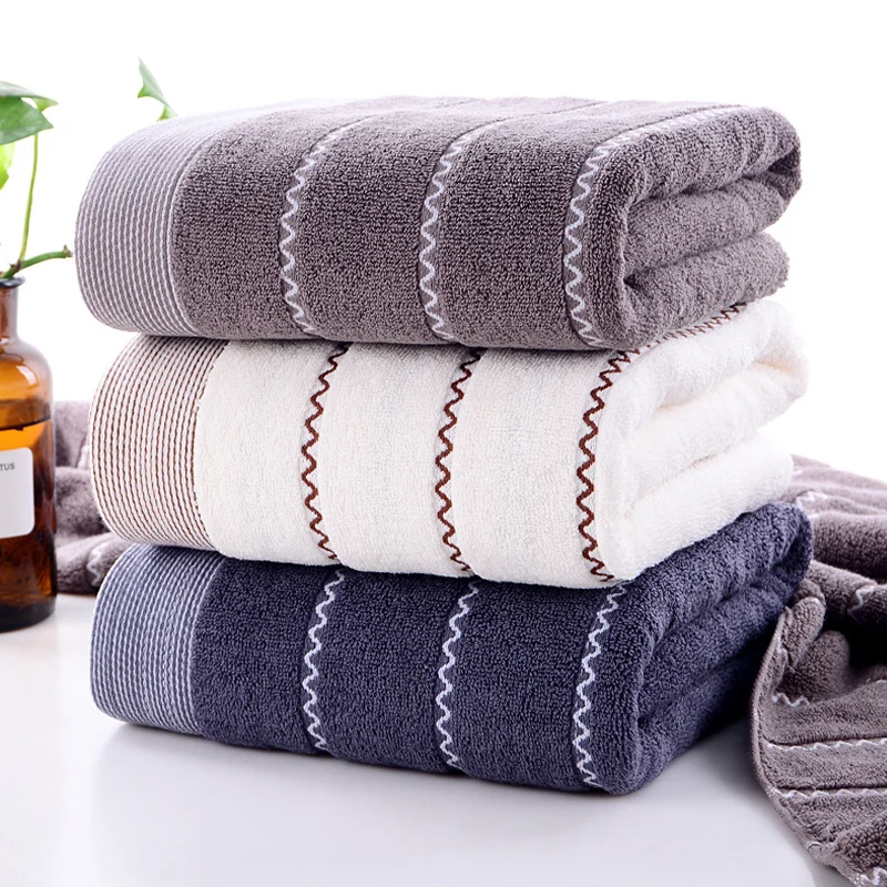 Household pure cotton towel quick drying soft absorbent thickened Adult Absorbent Bath Towel Couple's Large Towels bath towels cotton towel