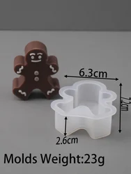 Festive Christmas-Themed Silicone Mold for DIY Crafts and Baking (008)