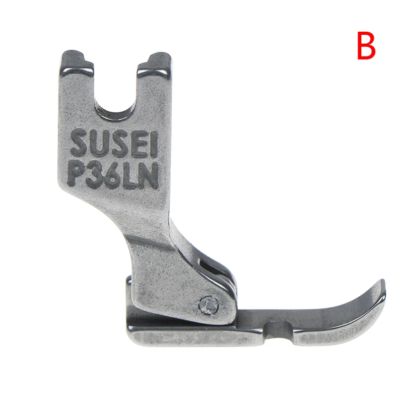 1PCS P36LN / P36N Presser Foot Industrial Sewing Machine Flatcar Unilateral Presser Foot Steel-Sided Zipper Foot High Quality 5