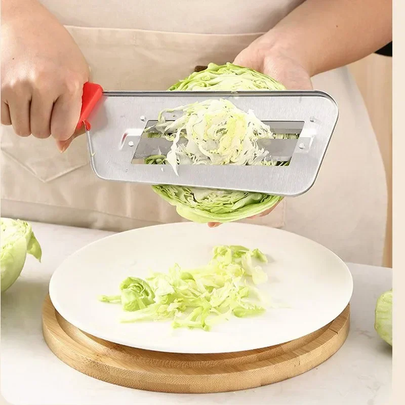 Cabbage Kitchen Knife Stainless Steel Dual Blades Kitchen Vegetable Potato Carrot Knife Multifunction Household Gadgets