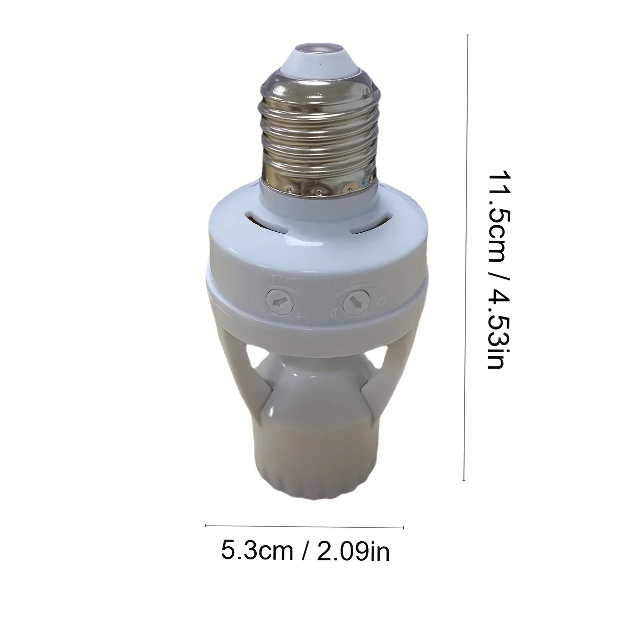 E27 Light Socket Holder PIR Induction Motion Sensor Adapter Lamp Base Auto Switch Adjustable Delay Time Bulb 85V-265V for Home