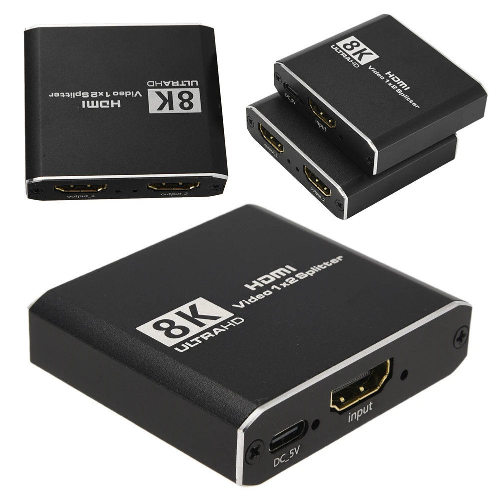 Divisor Hdmi 4k 1x2 Hdmi Switch 1 In 2 Out Video