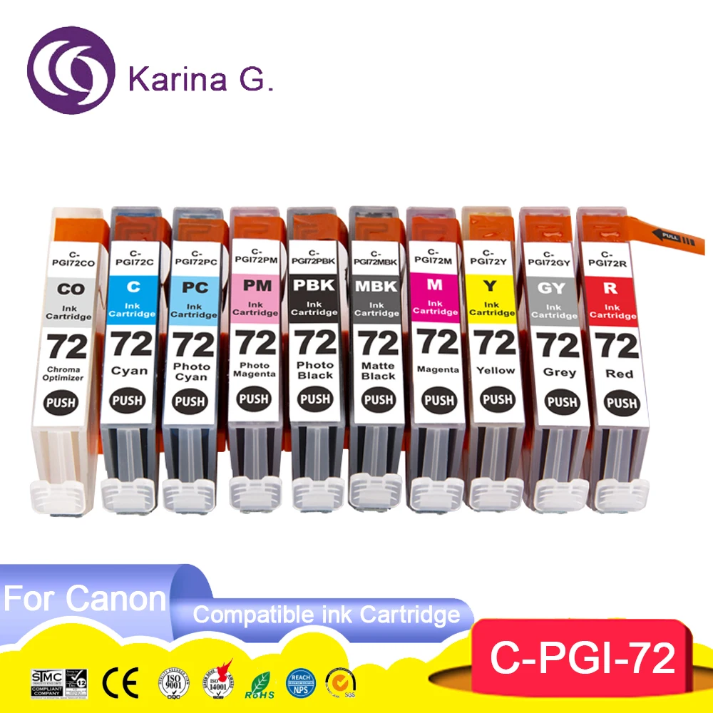 PGI72 PGI-72 PGI 72 Premium Color Compatible Printer Inkjet Ink Cartridge for P