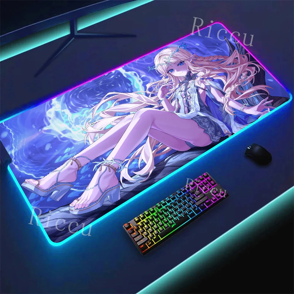 Extra Large RGB HD Kawaii Non-slip Gaming Mouse Pad