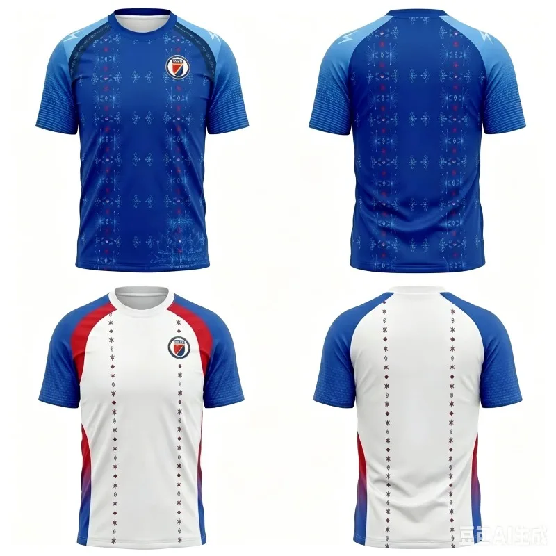 2026 Haiti Kurzarm-Shirt Team Kinder Atmungsaktive Sportbekleidung Trainings-T-Shirt Grafik-Tops