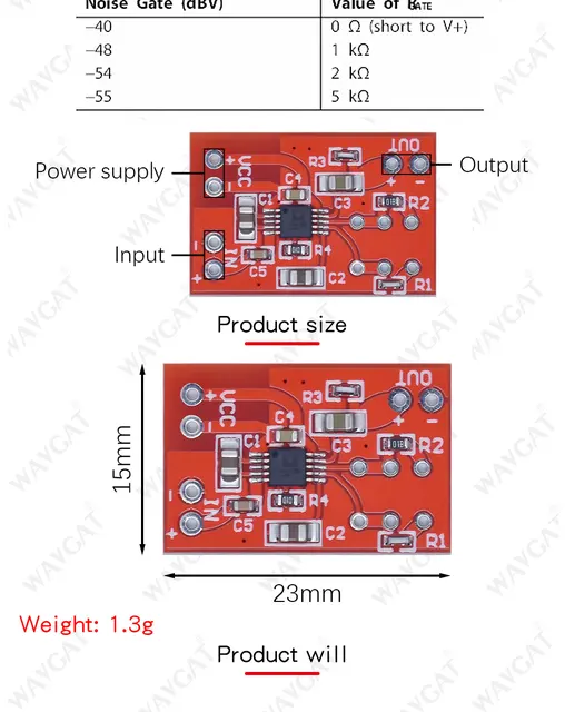 Modulo Preamplificatore Microfono SSM2167 - Compressore A Basso Rumore Per 3V-5V | Ideale Per Registrazione Vocale
