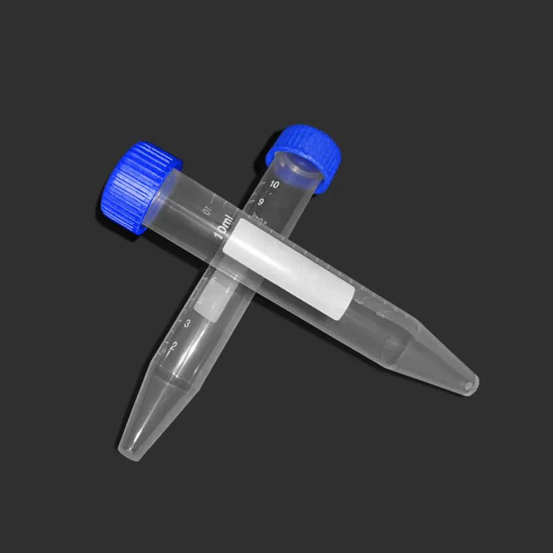 10ml Centrifugal Tube Screw Cap Cone Bottom Laboratory Tool Transparent Graduation Centrifuge Test Tube Vial Plastic 100pcs/bag plastic test tubes,centrifuge tube