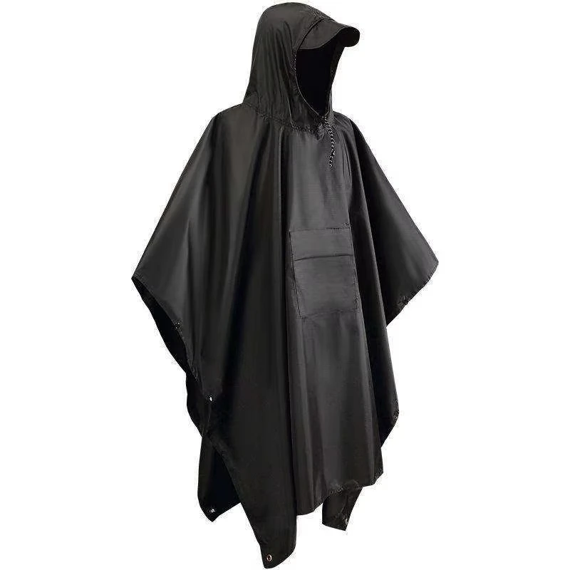 Three in one multifunctional cloak raincoat for cycling outdoor hiking fishing waterproof breathable adult