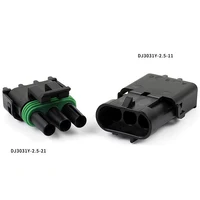 3Pin 2.5mm GM Automotive Weather Pack Waterproof Connector Male Female Plug Socket DJ3031Y-2.5-11/21  For GM 2
