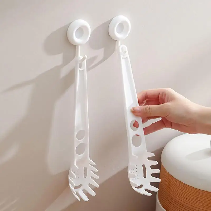 1PC Multifunctional Kitchen Noodle Colander Spoon Heat-resistant Hanging Noodle Filter Boiled Egg Colander And Long Handled Spon