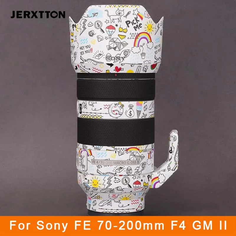 

70 200 F4 II Camera Skin 3M Wrap Vinyl Protective Sticker Lens Anti-Scratch Texture Decal for Sony FE 70-200mm F4 GM OSS II