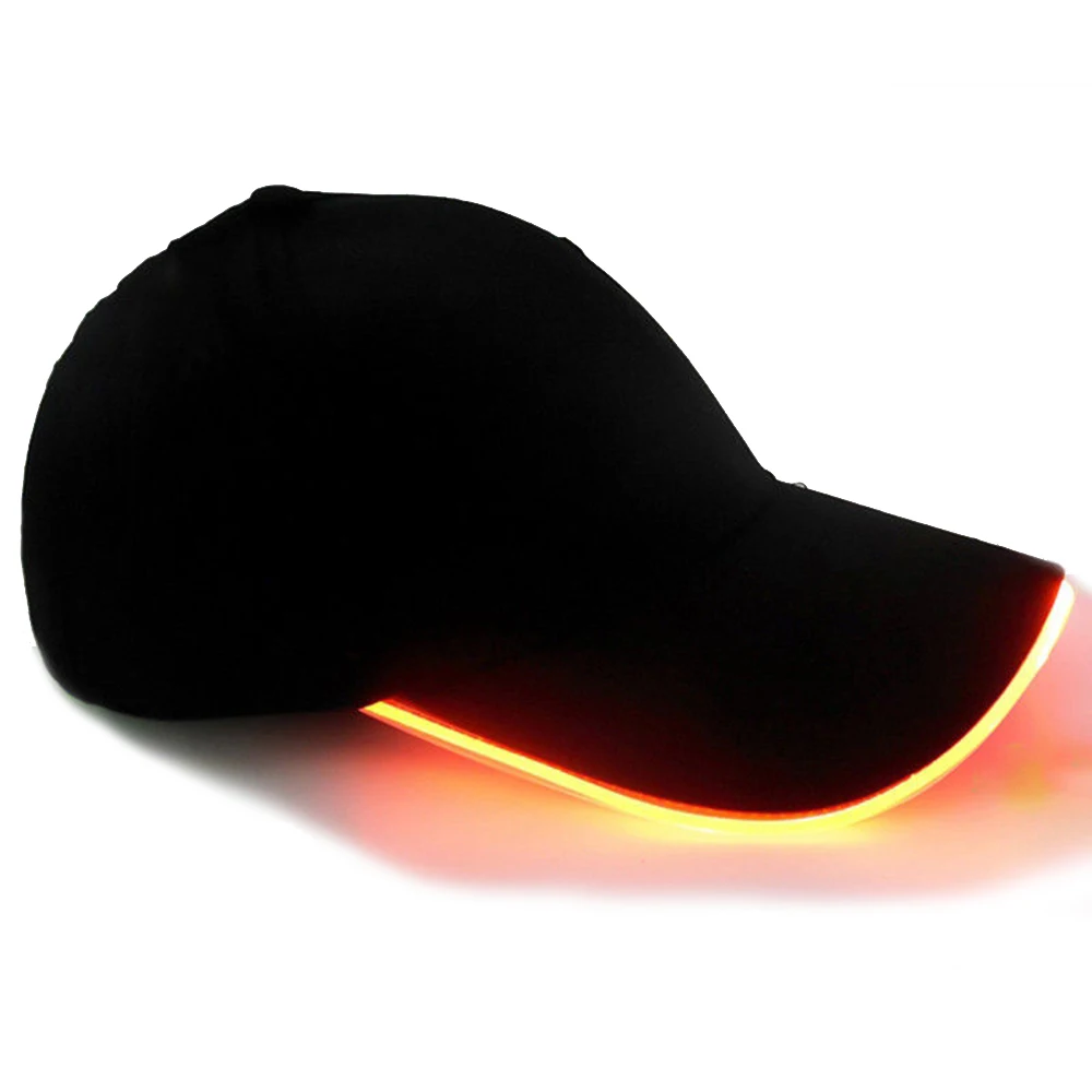 Description Picture 4 of itemTrendy Light Up Glowing Baseball Hat LED Luminous Hip Hop Rap Cap DJ Dance NightClub Bar Party Props Neon Hiphop Hat Supplies