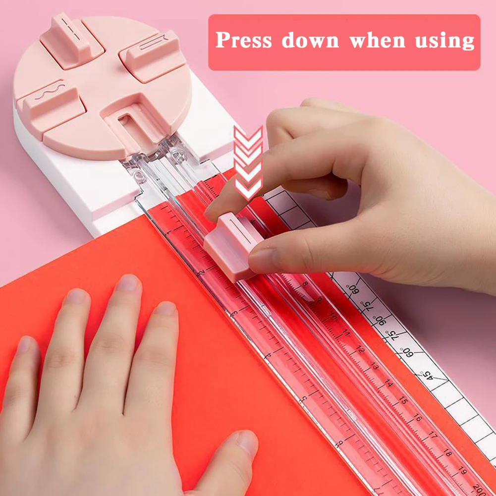 4In1ManualPaperTrimmerMultiFunctionalHandheldCraftPaper