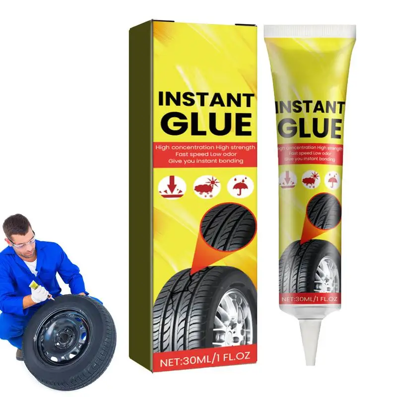 30ml Portable Car Tire Repairing Glue Wear-Resistant Tyre Inner Tube Tools Universal Car Tire Repairing Glues Car Accesories