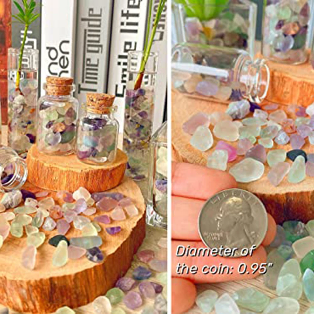 Colorful Natural Crystal Gravel for Home Decor and Healing Energy