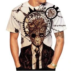 Stylish 3D Printed Anime Character Short Sleeve T - Shirt - XXXL (1)
