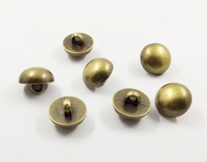 Environmental protection retro imitation bronze ancient head mushroom button coat button50pcs 4
