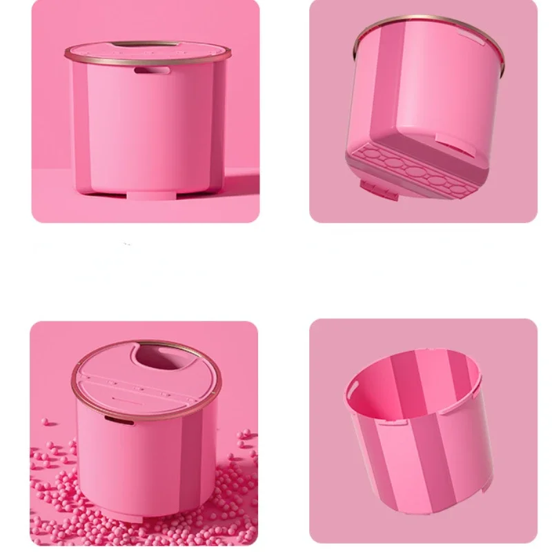 Portable Bathtub Athletes Adults Bath Bucket Freestanding Soaking Bathtub for Household Full-body Bathroom Constant Temperature