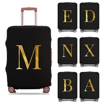 Letter Print Luggage Cover Thicker Suitcase Protective Case Trunk Case Apply Elastic Dust Case for 18" To 32" Travel Accessories 1