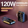 120W 100000mAh Portable Power Bank High Capacity Cable Two-way Fast Charging Mini Powerbank For iPhone Samsung ﻿2025 2