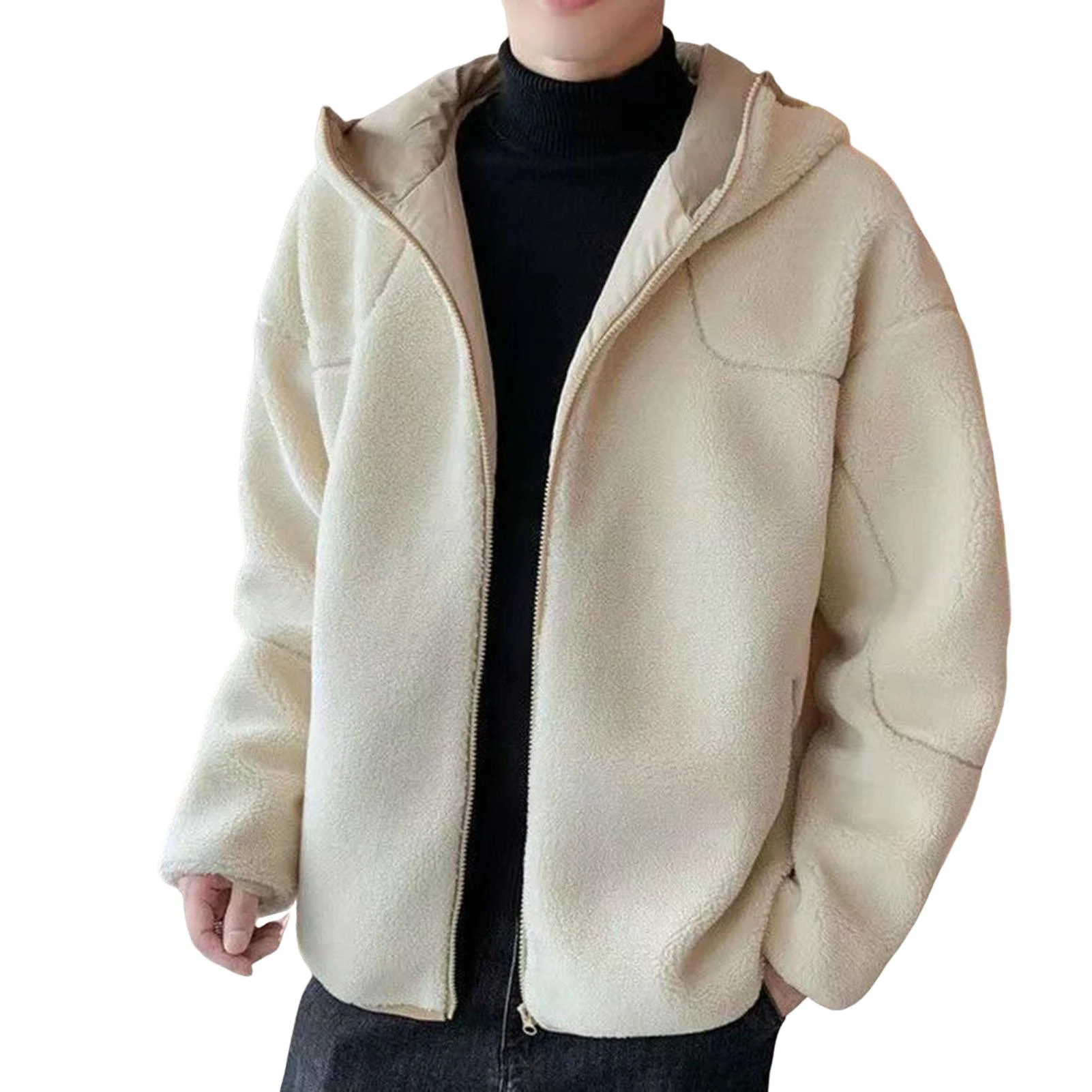 カラフルフード付きアウター メンズカラフルフード付きジャケット,フィット感,厚手,暖かい
