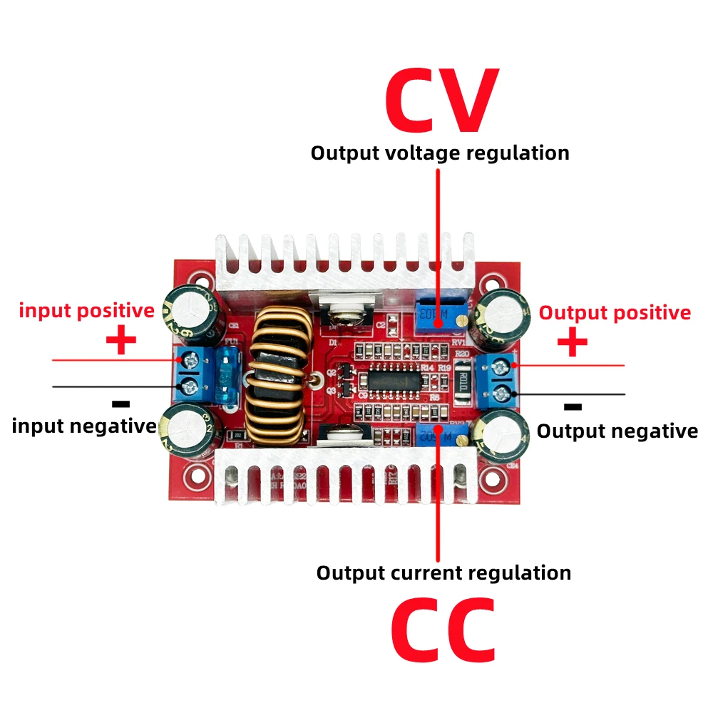 AITRIP 2pcs, DC 400W 15A Power Supply LED Drive,Boost Module, DC-DC Step-up  Converter Board 400W Boost Converter Power Inverter Module 8-50V to 10-60V  for Electric Equipment and Digital Products : : Business