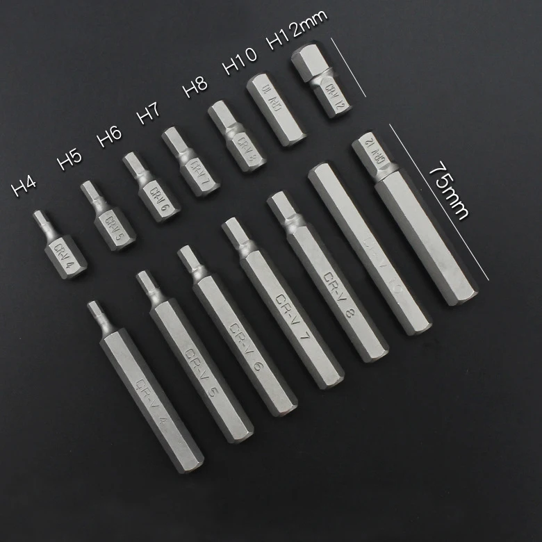 40Pcs 1/2in 3/8in Adaptor Drive Shank Hex Torx XZN  Star Impact Socket Set Metric Socket Set Ratchet Driver Socket Wrench