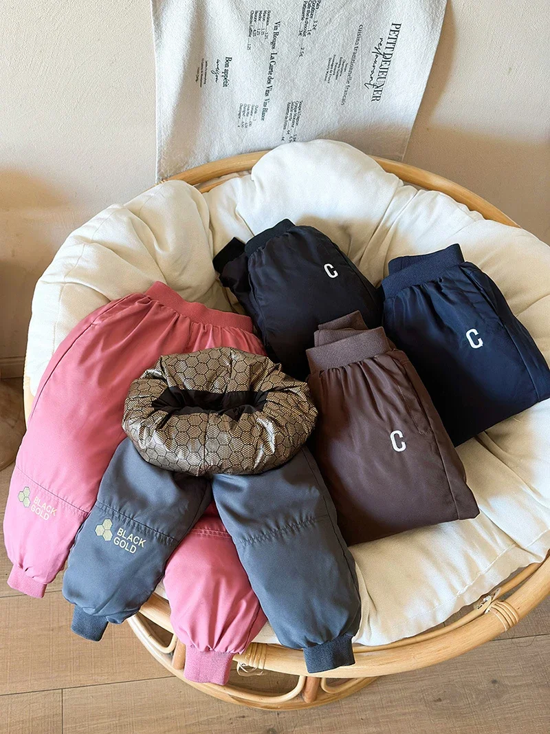 Waterproof Down Pants for Kids Winter Outdoor