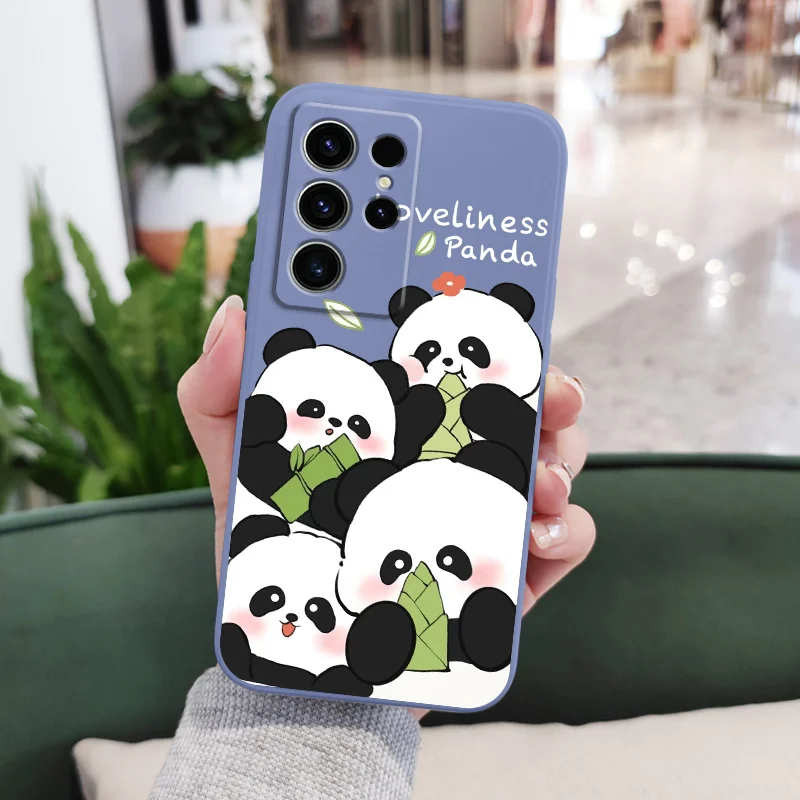 Adorable Giant Panda Silicone Phone Case