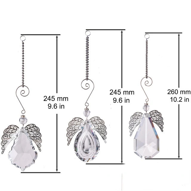 Diy Állatkerti Rajzfilm Ab Színes Kristály Juhar Levél Medál Világítás Golyó Szárnyak Angyal Nappali Dekoráció - Image 2