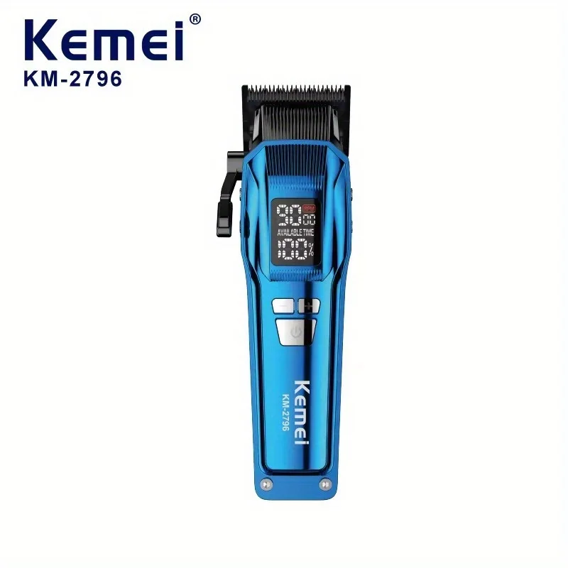 KEMEI KM-2796 Hair Salon Hair Clipper Set Metallurgical Blade Digital Hair Clipper Long lasting Battery Life 2