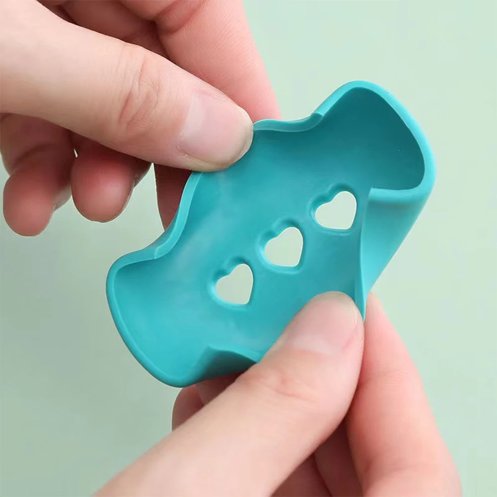 Silicone Hot Handle Holder Non Slip Rubber Pot Holders Pan Ear Clip Cast Iron Handles Grip Cover Heat Resistant silicone pan handle cover
