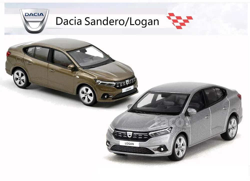 Miniature KENG FAI TOYS Renault Dacia Logan Grise - Échelle 1/43