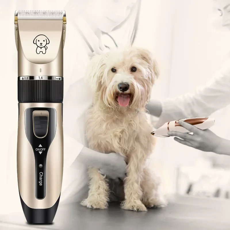 Professional Pet Shaver Dog Teddy Cat Shaving Dog Hair Trimmer Clipper Rechargeable Electrical Animal Pet Clippers Supplies