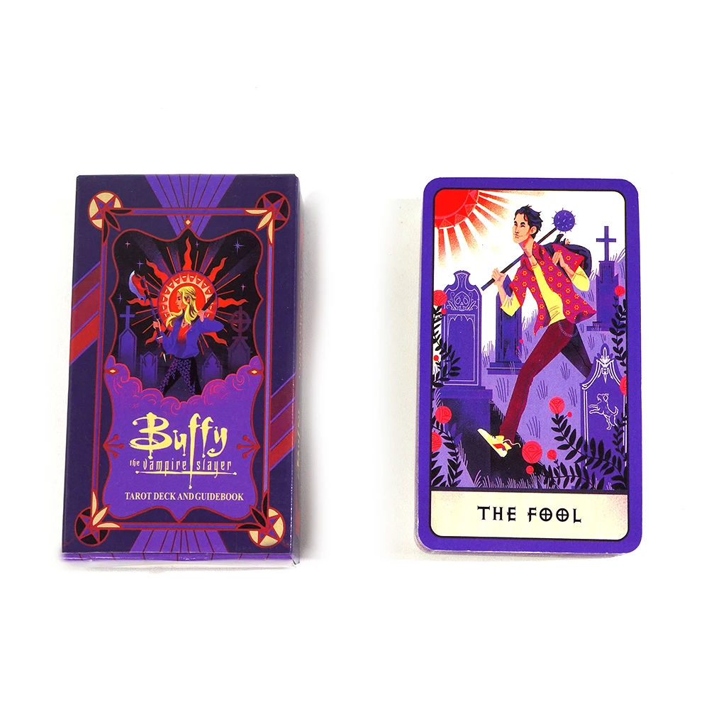 Buffy the Vampire Slayer Tarot 78 cards Deck Follow the wisdom of Buffy beautifully illustrated Fortune Telling Game Divination 2