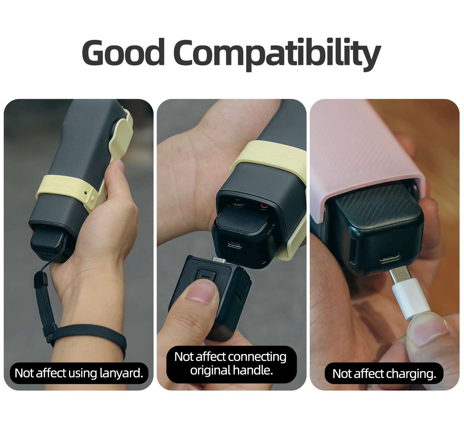 Für DJI Osmo Pocket 3, Schutzhülle, Kameraobjektiv, Displayschutzfolie, Anti-Fall-Oberabdeckung, Aufbewahrung mit Filter, Bring-Seil – Detail 12