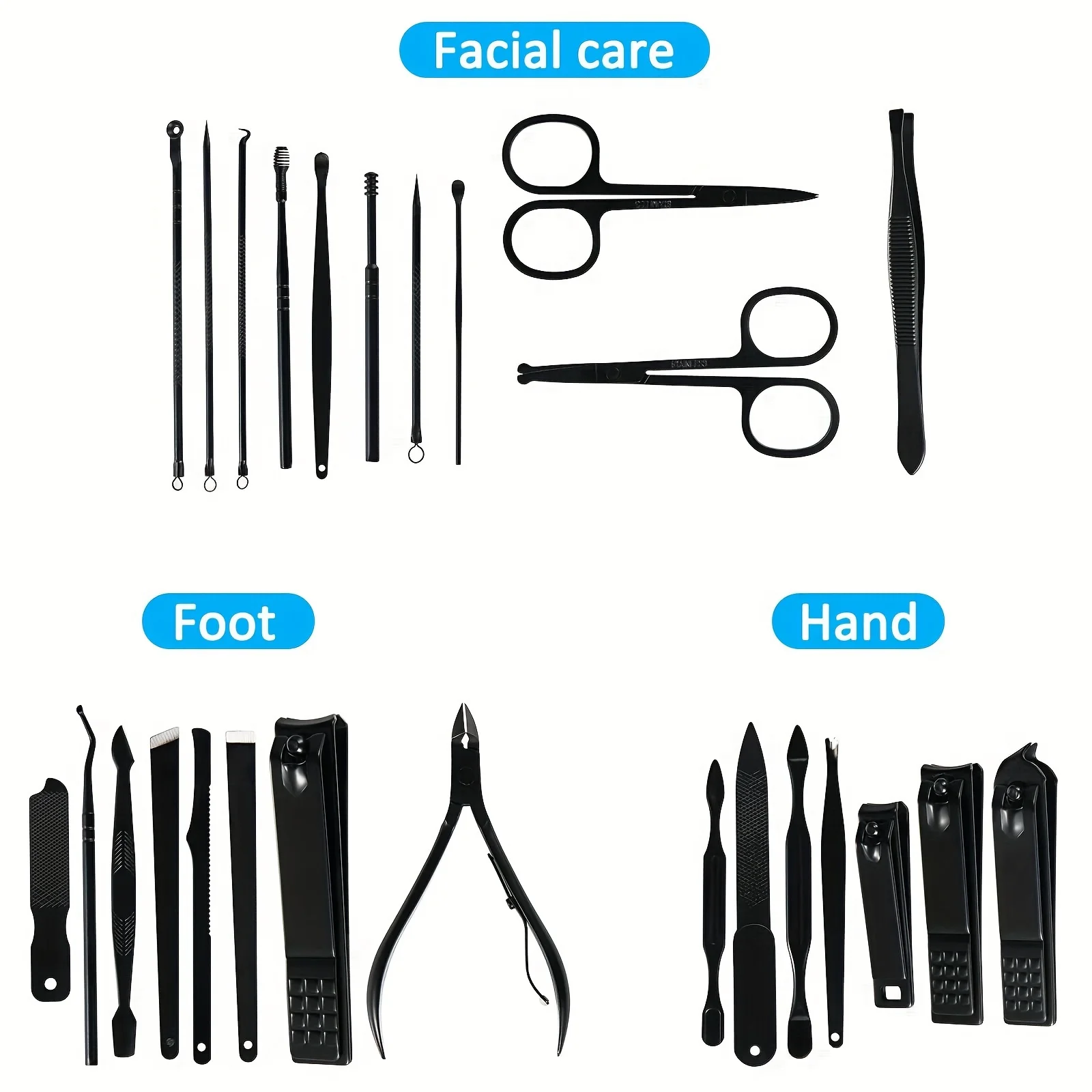 Manicure Set Professional Nail Clipper Pedicure Scissors Set High-quality Steel Portable Manicure Nail Clipper Tool Se 4/26 pcs nail clipper set nail clipper nail care kit nail scissors set nail clippers manicure pedicure kit manicure set manicure sets manicure nail clipper set nail clippers kit