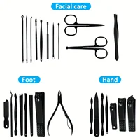 4/26 pcs Manicure Set Professional Nail Clipper Pedicure Scissors Set High-quality Steel Portable Manicure Nail Clipper Tool Se 2