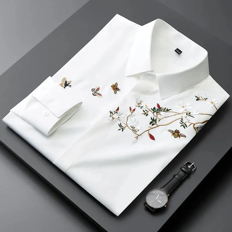 クラネ紙タグ付き⭐️VINTAGE FLOWER EMBROIDERY SHIRT クラネ紙タグ付き⭐️VINTAGE FLOWER EMBROIDERY SHIRT
