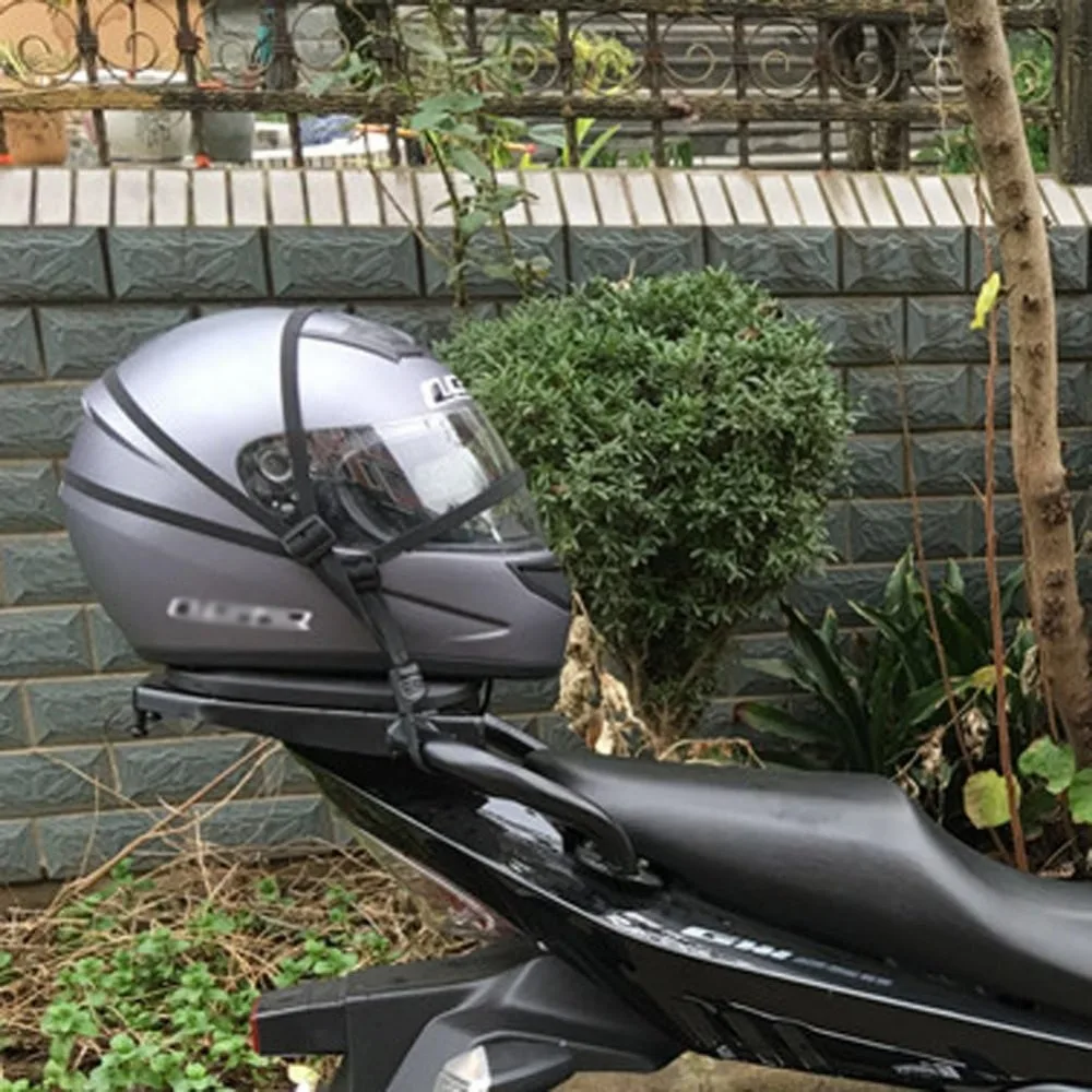 Universal Motorcycle Helmet Luggage Rope Motorcycle Bungee Cord Bandage Retractable Elastic Strap 60cm/90cm