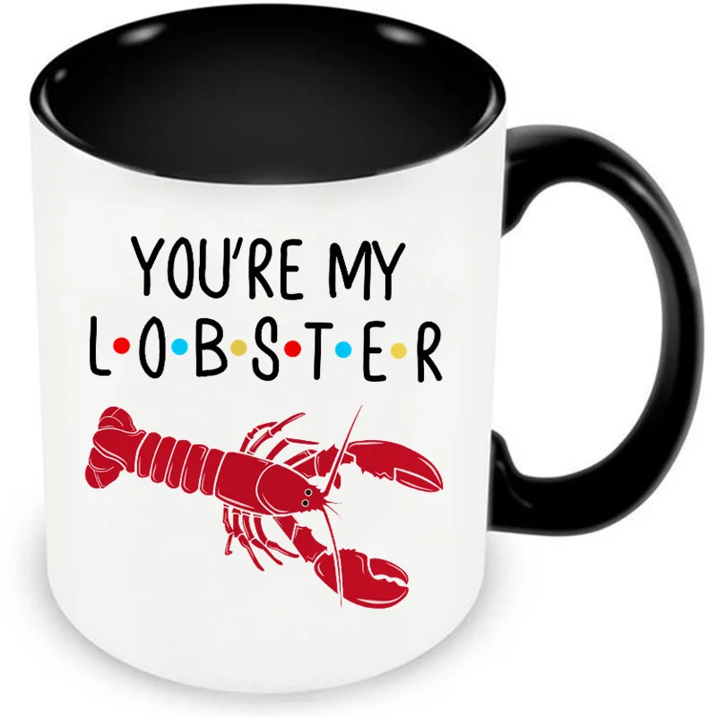 

Lobster Cups TV Friends Coffee Mugs Couples Husband Wife Lover Valentines Gifts Boyfriend Girlfriend Engagement Wedding Bride