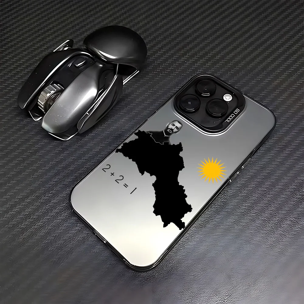 Kurdistan Map Design Anti-Fall Matte Phone Case