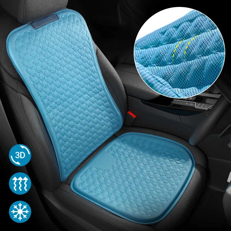 Cooling Car Seat Cover Breathable Auto Seats Cushion Universal Car Cool Pads Cold Gel Cooling