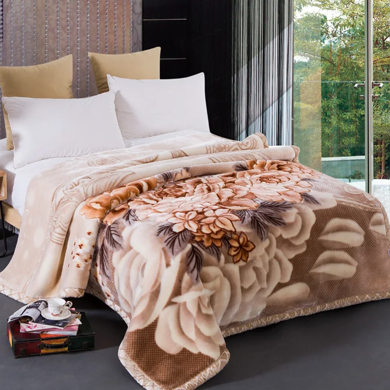 

Duplex Felt Quilt Thickened Winter Thermal Coral Fleece 10 Jin Flannel Blanket Double 12 Jin