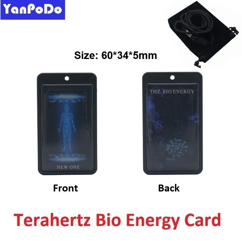 Quantum Energy Chip Card with Custom Logo and Carrying Bag