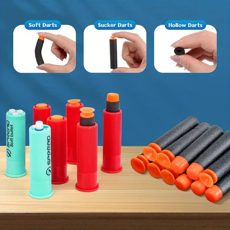 Shell Throwing Design Toy Shotgun, Simulate The Effect of Real Gun Shot, Soft Shotgun Launcher, Outdoor Sports Shooting Shotgun 6