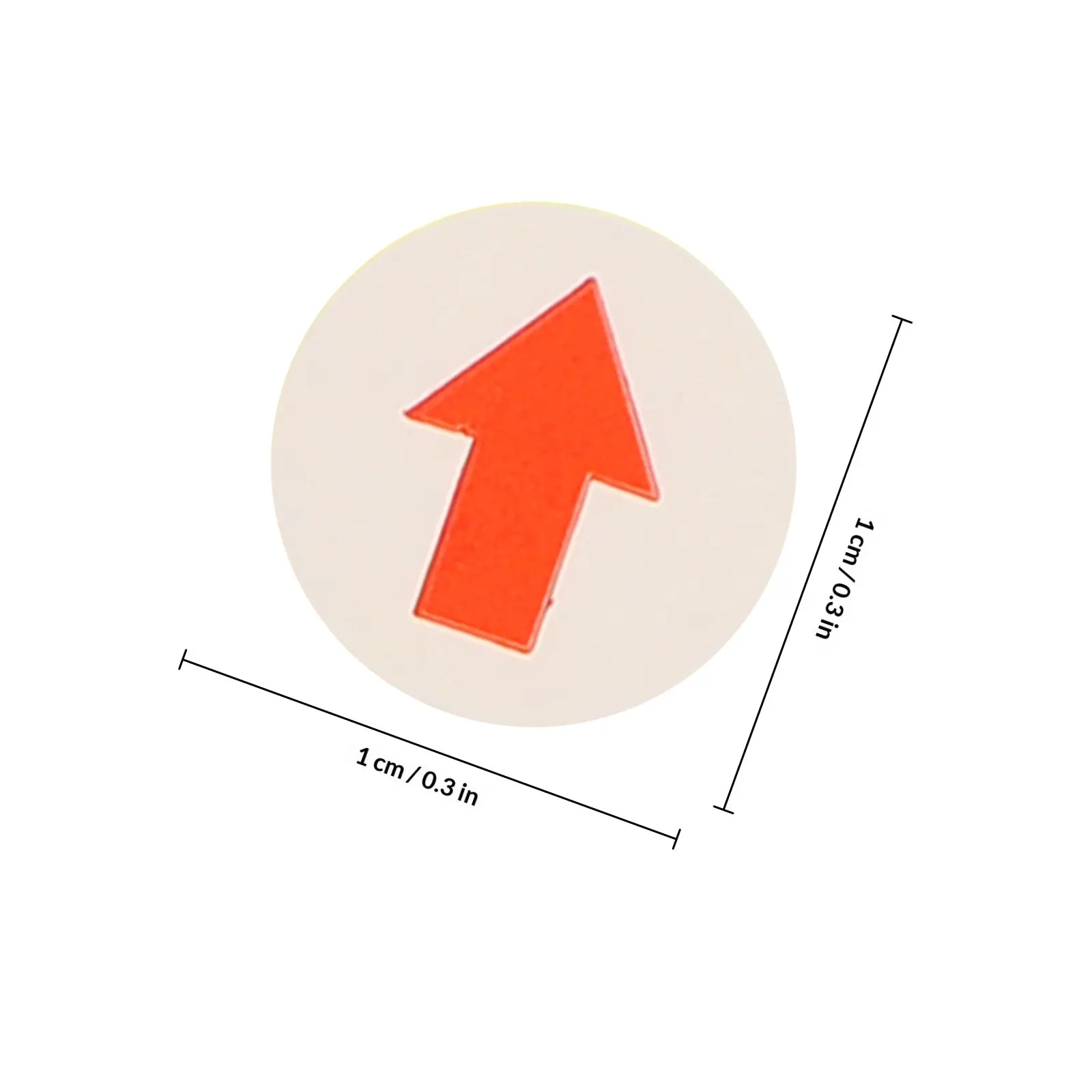 15 시트 화살표 포인터 스티커 소형 자체 접착 라벨 산업용 창고 사무실용 투명 화살표 디자인 재작업 라벨