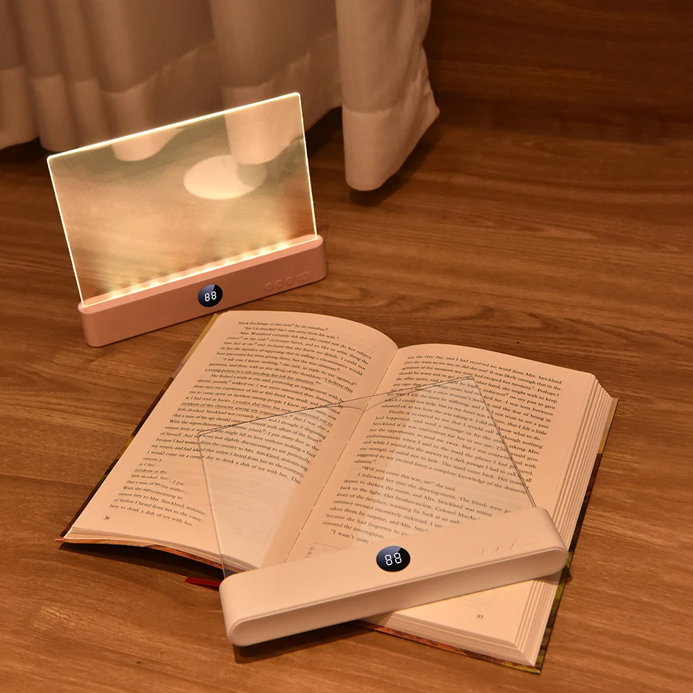 รูปสินค้า ไฟอ่านหนังสือ LED ปรับแสง 2 in 1 พร้อมชาร์จ USB