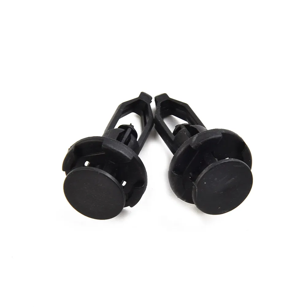 100 stücke 9mm Auto Stoßstange Hintere Abdeckung Push-typ Clamp Schwarz Kunststoff Feste Clip Befestigungen Für Toyota 52161-16010 – Detail 10